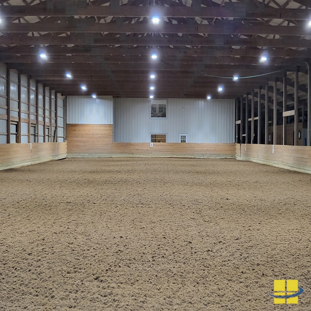 Project Photo: Indoor Horse Arena Lighting (Indiana)